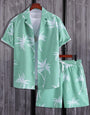 Palm Tree Mint Green Co-Ords